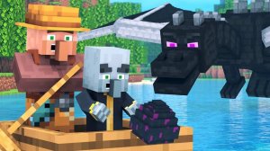 Жизнь деревенского жителя против жизни грабителя 5. Майнкрафт Мультик