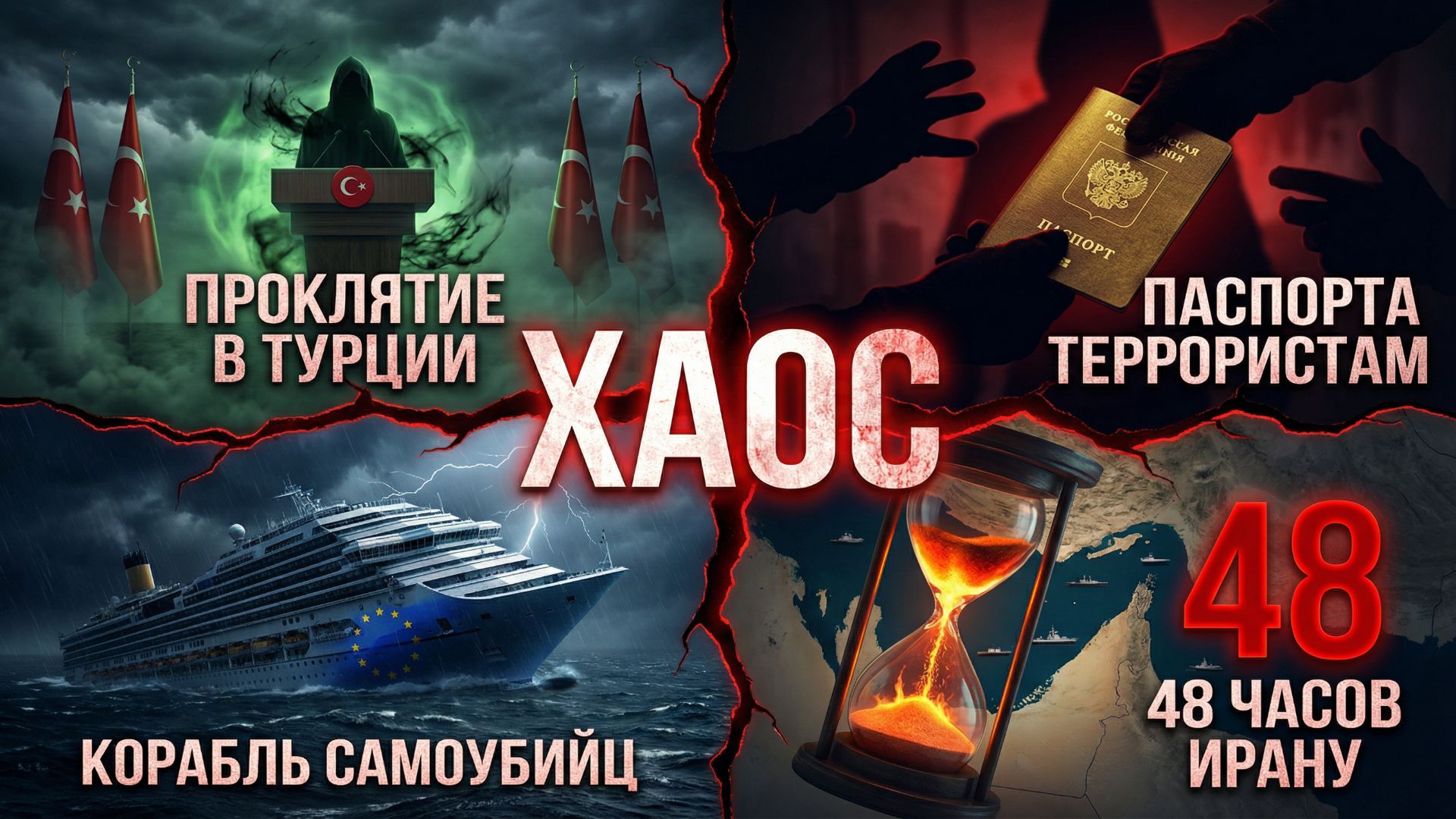 ЕС - корабль самоубийц. Трамп дал 48 часов Ирану снова. Жена Зе готовит теракты по всему миру.