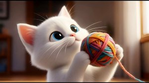 Мультики для детей. Котик бегает и поёт песню. Видео про котиков. Мультик