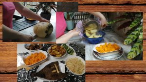 Кареты не получится из неё уже 😉 Собрали простой ужин.