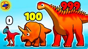 🌞ЕШЬ ДРУГИХ ЧТОБЫ ЭВОЛЮЦИОНИРОВАТЬ. ЭВОЛЮЦИЯ ДИНОЗАВРОВ - Dino Rumble