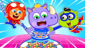 44Маша и Леопольд. Дети супергерои - Мультик для детей