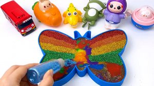 Мультики для детей. Разноцветные слаймы. Звуки АСМР для детей. Игрушки развивающие. Волшебство