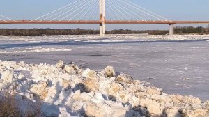 Лёд тронулся 🧊Река Ока! Завораживающее зрелище💪