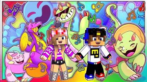 МОЙ ДРОН снял ПИАНОЗАВР в МАЙНКРАФТ НУБ И ПРО ЭВОЛЮЦИЯ ВИДЕО MINECRAFT Евгенбро