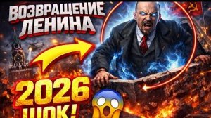 Возвращение Ленина в 2026 год шок он вернулся