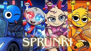SPRUNKI НЕОНОВЫЙ ЗАБЕГ! Официальный клип с безумной скоростью РЕАКЦИЯ