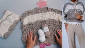 🔥 ЖИЛЕТКА  Ажурная из Хлопка