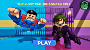 Супермен против Джокера Бегут из тюрьмы! (Обби) Игровой процесс #roblox #obby