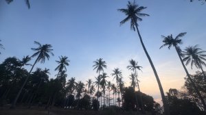 Ланта. Закат на море.