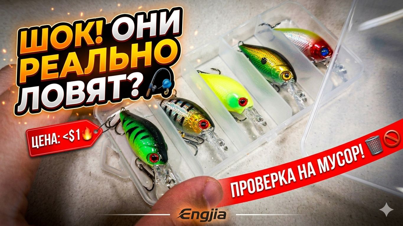 Дешёвые воблеры с AliExpress: до $1 - ловят или мусор?