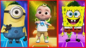 Миньон против Малыша и Губки Боба: Музыкальный Баттл в Тайлс Хоп — Ритм Челлендж