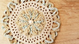 4.Салфетка Блеск. 9-13 ряды. МК по вязанию крючком.mp4