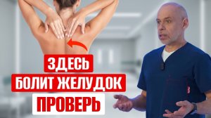Боль между лопатками? 99% ЛЮДЕЙ ЛЕЧАТ НЕ ТО, а виноват гастрит! 4 упражнения для желудка