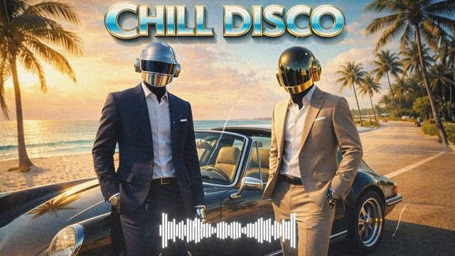 🌴 Daft Punk Inspired Chill Disco – Sunset Coastal Drive Groove 🚘🌅