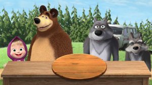 Маша и Медведь Готовят Пиццу Волкам