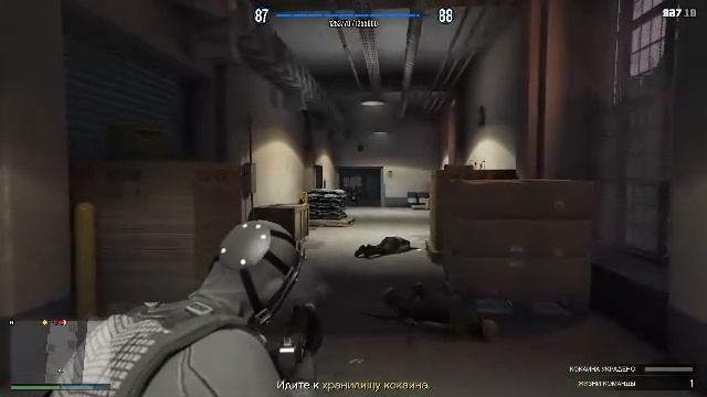 Grand Theft Auto V Online налён на Clucking Bell часть 2