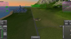 Не удачное приземление на самолёте