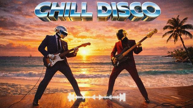 🌴 Daft Punk Inspired Chill Disco – Sunset Beach Funk Session 🌅🎸