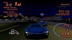 Gran Turismo 2 (PS1, 1999) - Rome-Night (Arcade Race)
