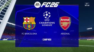 Барселона - Арсенал Лига Чемпионов 2 тур сезон 26/27 FC 26