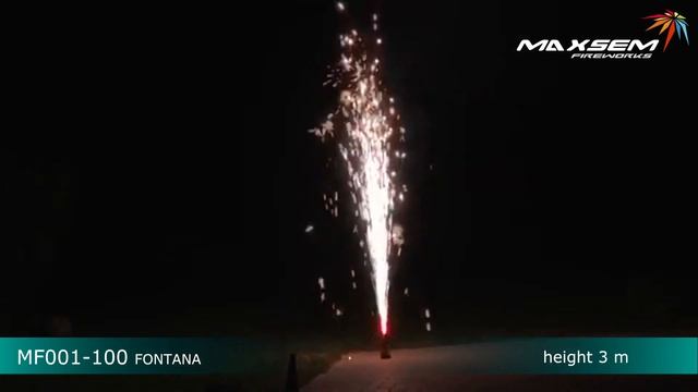 Уличный конусный фонтан MF00 100   FONTANNA средний   время работы 26 сек    высота работы 3 метра