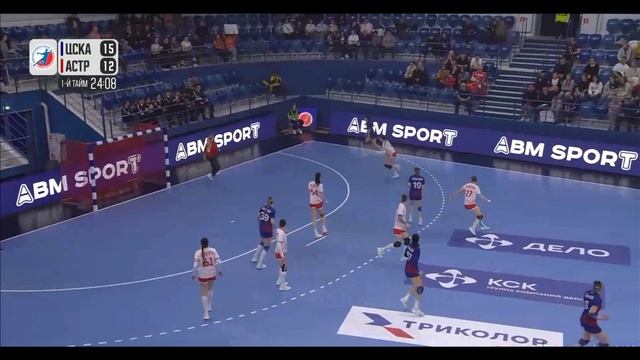 Броски ЦСКА в игре ЦСКА - Астраханочка (полуфинал)