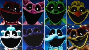 ВСЕ БОЛЬШИЕ УЛЫБАЮЩИЕСЯ КРИТТЕРЫ — ПОГОНЯ И ДЖАМПСКЭРЫ | POPPY PLAYTIME | GARRY’S MOD