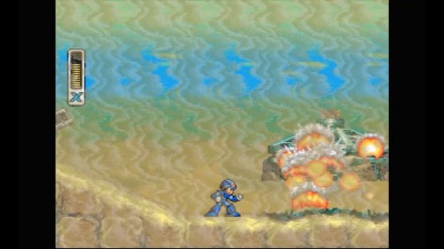 Super Nintendo (Snes) 16-bit Mega Man X 2 Stage 6 Overdrive Ostrich Прохождение