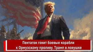 Пентагон гонит боевые корабли к Ормузскому проливу. Трамп в ловушке
