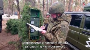 Работа специалистов ГСМ группировки войск «Север»