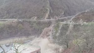 Наводнение в Дагестане, Хучнинский водопад, идут большие дожди