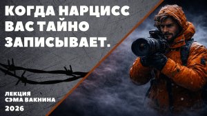 КОГДА НАРЦИСС ВАС ТАЙНО ЗАПИСЫВАЕТ.