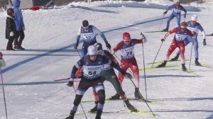 Сильнейшие спортсмены участвовали в лыжной гонке "Тур Большой Вудъявр".