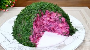 Мы просто ОБОЖАЕМ ЭТОТ САЛАТ! Праздничный салат за 10 минут! Быстро просто вкусно!