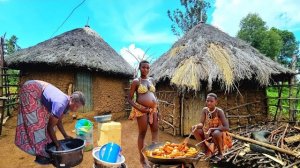 Один день в африканской деревне. Традиционная жизнь. Жизнь в Кении