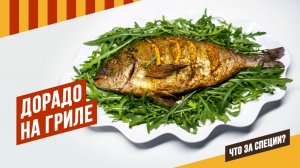 Дорадо в специях на гриле #емколбаски #павелагапкин #grillzilla