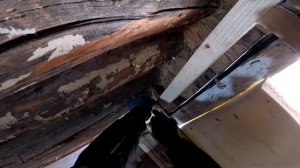 Купил заброшенный дом в деревне ! Каркас санузла готов ! №8