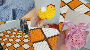 Творческая неделя 14/2026 // Вязание крючком 🧶🐔