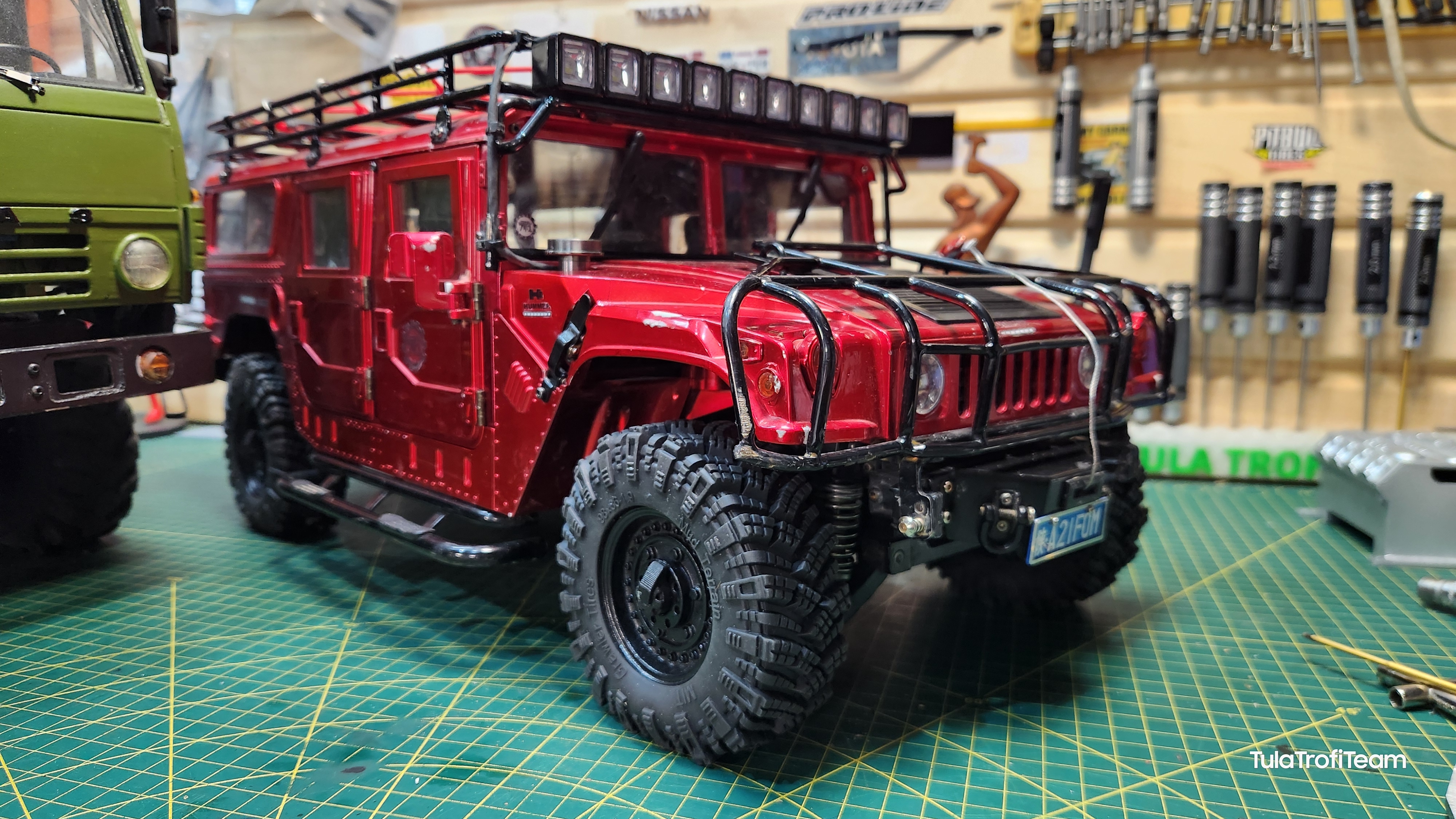 #МастерскаяRC шиномонтаж Hammer H1. Муки выбора