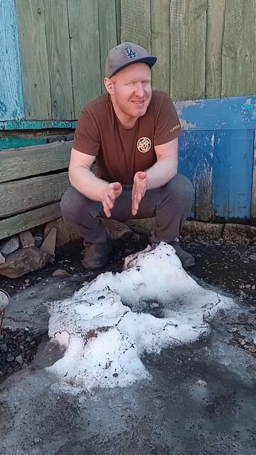 Снег в апреле 😁😁😁🫪🫪🫪🌡️🌡️