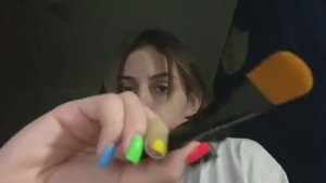 асмр ролевая игра макияж с подружкой визуальные триггеры шёпот звуки рук