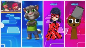 Марио против Говорящего Тома, Леди Баг и Спранки: Музыкальный Баттл в Тайлс Хоп — Ритм ЭДМ