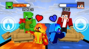 Джей Джей Уотер Фэмили против Майки Файер Луверз Гонки на лодках Битва стихи. Майнкрафт Мультикй