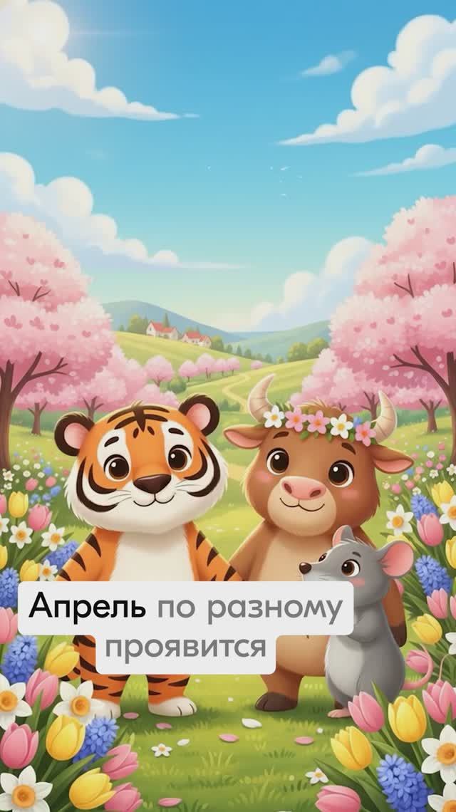 Прогноз на АПРЕЛЬ для 🐭КРЫСЫ 🐂БЫКА 🐯ТИГРА