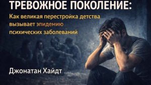 Тревожное поколение - Джонатан Хайдт | Эпидемия депрессии у подростков.