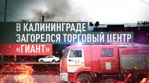 Три человека пострадали при пожаре в ТЦ в Калининграде