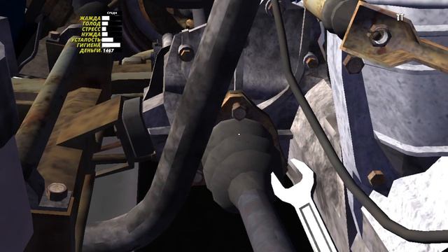 Прохождение My Summer Car налил жидкости в машину+сделал первый запуск двигателя