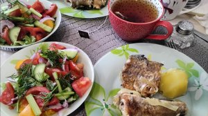 Мой обед диабетика. Воскресенье.