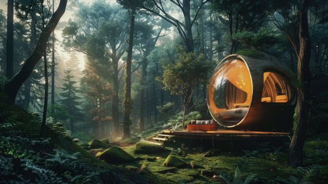 Dawn： Calming SciFi Ambient Music & Forest ASMR Dronescape✨🎧 For Peaceful Mornings